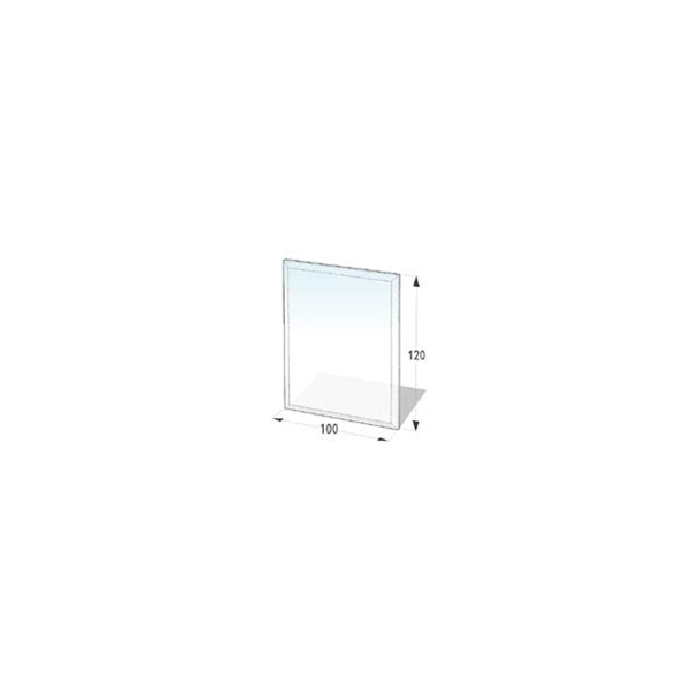 Vloerplaat Glas Rechthoek 100 x 120