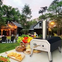 Outdoor Pizzaoven Nero Met Gratis Accessoires