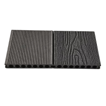 Composiet Vlonderplank Licht Grijs 2,3 x 14,8 Cm Houtnerf / Ribbel