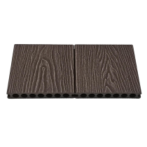 Composiet Vlonderplank Coffee 2,3 x 14,8 Cm Houtnerf / Ribbel