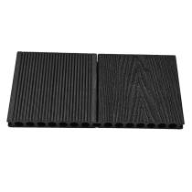 Composiet Vlonderplank Donker Grijs 2,3 x 14,8 Cm Houtnerf / Ribbel