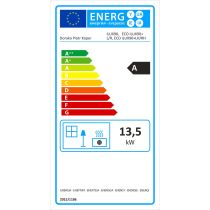 Inbouw Houtkachel  KFD Eco iLUX 90 Links Glas