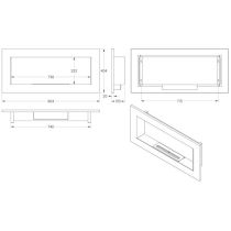Bio Ethanol Haard DELTA 2 black 90