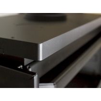 Inzethaard Houtgestookt 150 mm Adour 600 Links Glas