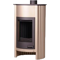 Houtkachel Masterflamme Grande I cream metallic