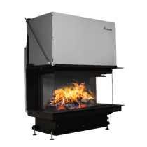 Inbouw Houtkachel Crystal 100 Premium Edition