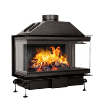Inbouw Houtkachel Crystal 70 Open Side