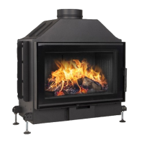 Inbouw Houtkachel Flat 60 Open Side