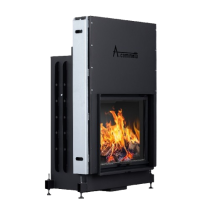 Inbouw Houtkachel Flat 75x60