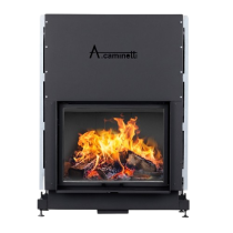 Inbouw Houtkachel Flat 90x60
