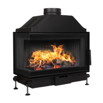 Inbouw Houtkachel Quattro 70 L Links Open Side