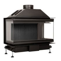 Inbouw Houtkachel Crystal 60 Open Side