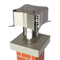Schoorsteenkap Firemaster Small RVS 150