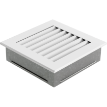 Convectierooster White 17x17
