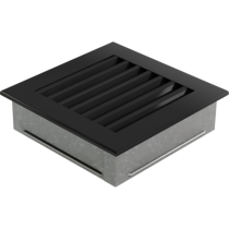 Convectierooster Black 17x17
