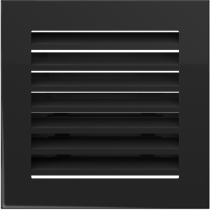Convectierooster Black 17x17