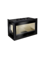 Inzethaard Houtgestookt 150 mm Adour 700 Links Glas